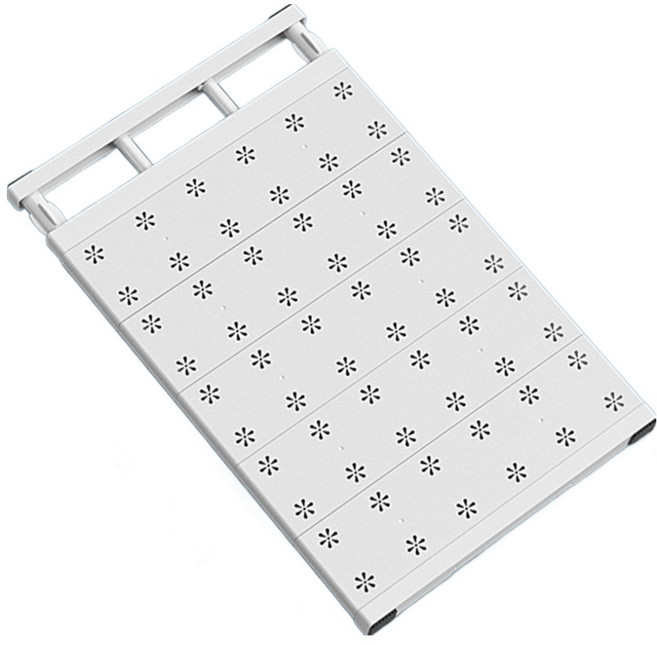 홈스토리즈 다용도 길이조절 선반 파티션 압축봉 베이직, 화이트