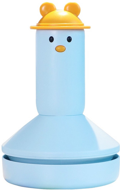 아이존 안녕오리 책상 지우개 진공청소기, 블루, 1개