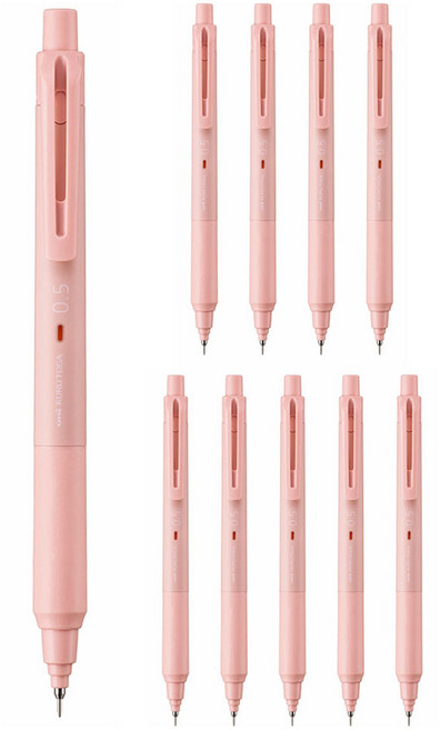 유니 쿠루토가 KS샤프 코랄핑크 M5-KS, 10개, 0.5mm