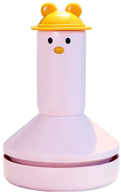 아이존 안녕오리 책상 지우개 진공청소기, 핑크, 1개