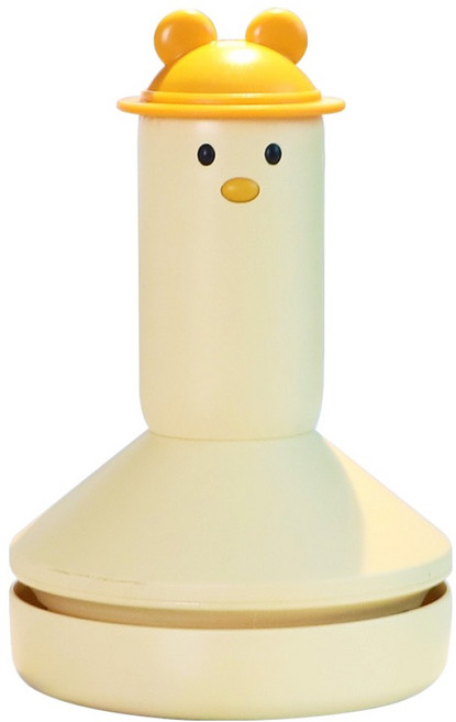 아이존 안녕오리 책상 지우개 진공청소기, 옐로우, 1개