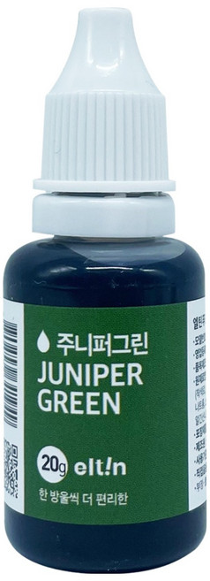 엘틴푸드칼라 진한 주니퍼그린, 20g, 1개
