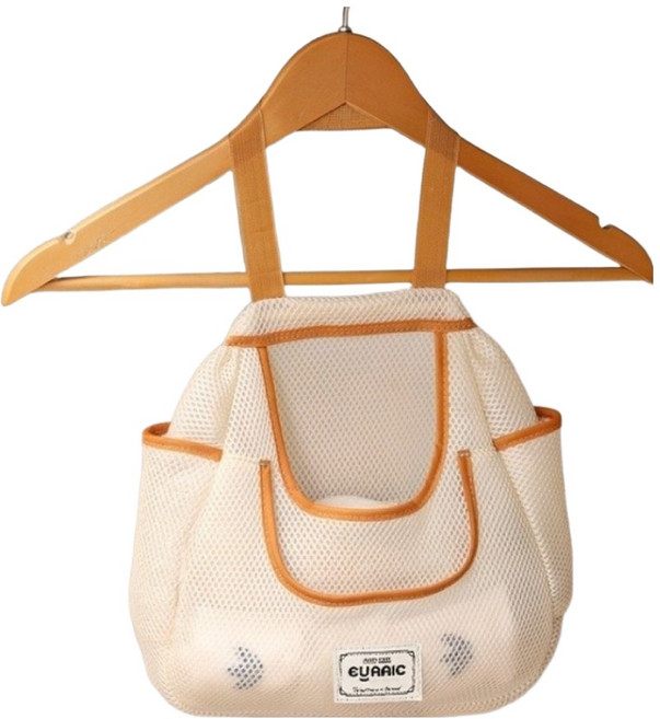 올리웰 벽걸이 양말 정리함 속옷 정리 2단, 주황색, 1개