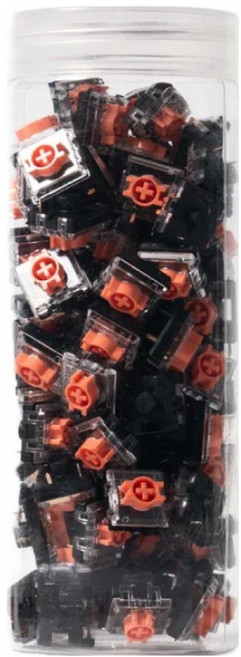 키크론 로우프로파일 스위치 110p, 혼합색상, G307, 저소음 적축