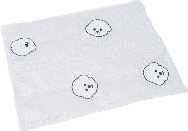 레드퍼피 반려동물 아이스 스노우 쿨매트, 물방울, 1개