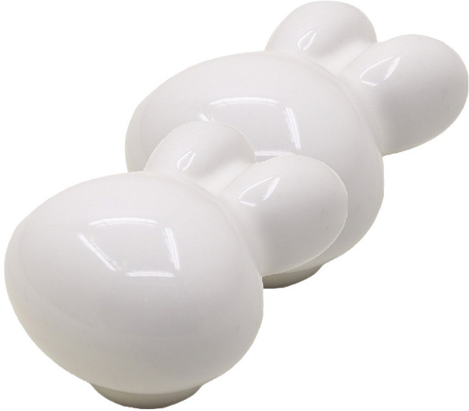 마켓링모던한가구손잡이1.8 x 3.9 x 5.4 cm, 화이트, 2개