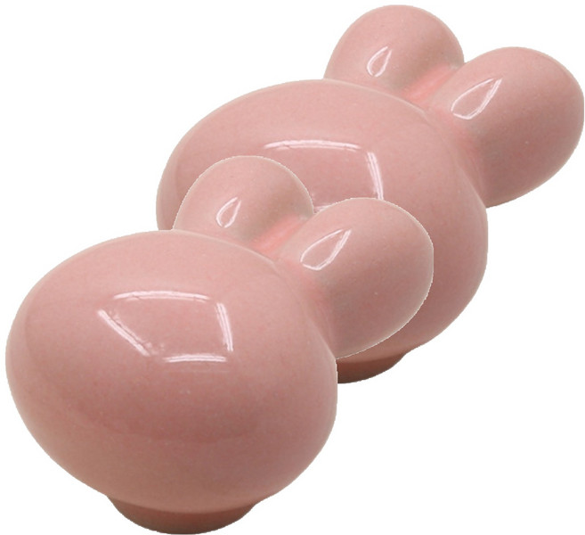 마켓링모던한가구손잡이1.8 x 3.9 x 5.4 cm, 핑크, 2개