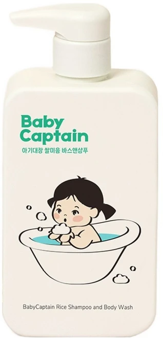 아기대장 쌀미음 비건 바스앤샴푸, 1개, 400ml - 쿠팡