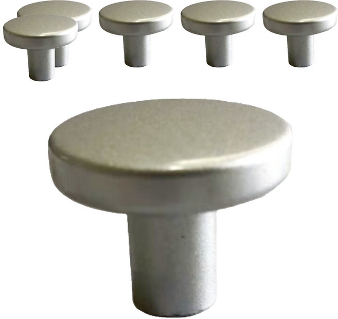 마켓링튼튼한가구손잡이2.5 x 2 cm, 실버, 6개