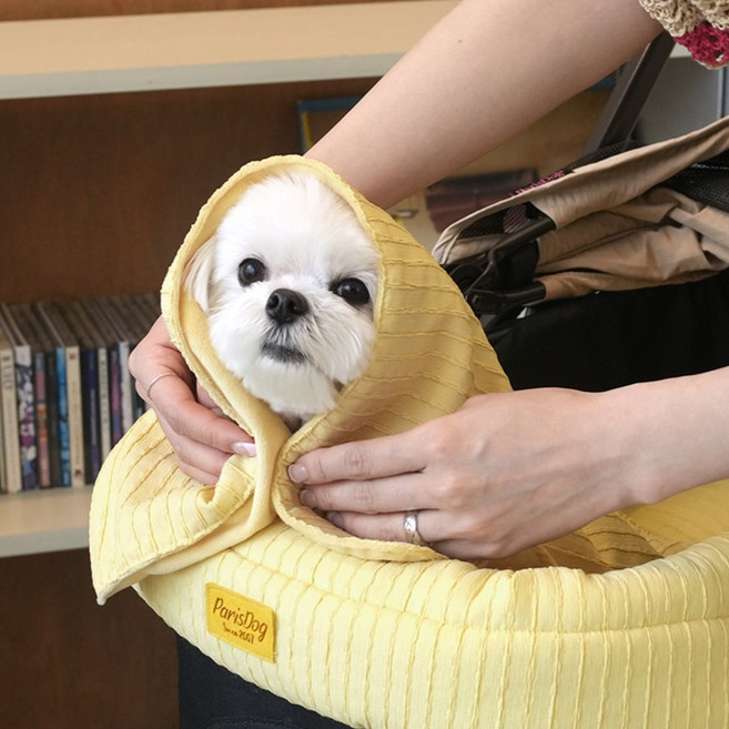 패리스독 반려동물 와이드 유모차 시리즈 블랑켓, 옐로우, 1개