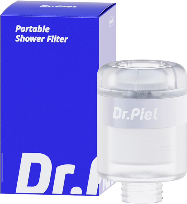 닥터피엘 여행용 샤워기필터, 1개, 혼합색상