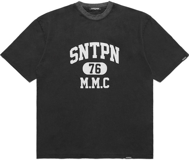 세인트페인 남녀공용 SNTPN 로고 티셔츠