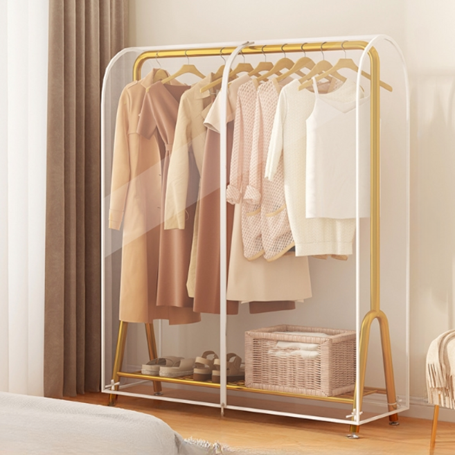 로비니샵 홈클리닝 예쁜 행거 덮개 커버 투명, 1개