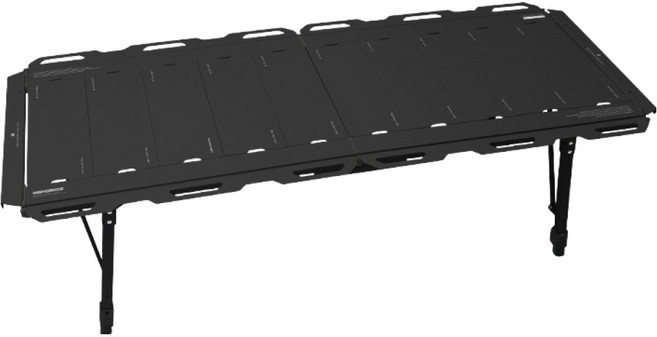 하이그라운즈 캠핑 얼티밋 높이조절 접이식 경량 IGT 테이블, 블랙
