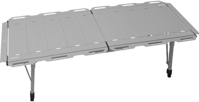 하이그라운즈 캠핑 얼티밋 높이조절 접이식 경량 IGT 테이블, 그레이