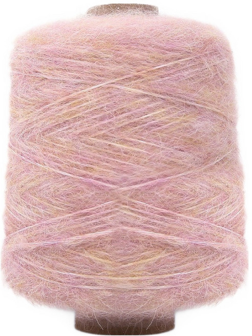 니뜨 베를린 소프트 모헤어 미니콘사 뜨개실 200g, 07 인디핑크, 1개