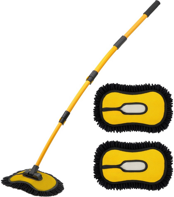 에이스피드 차량용 착 세차밀대 브러시 AP10L + 추가 걸레 2p 세트, 1개