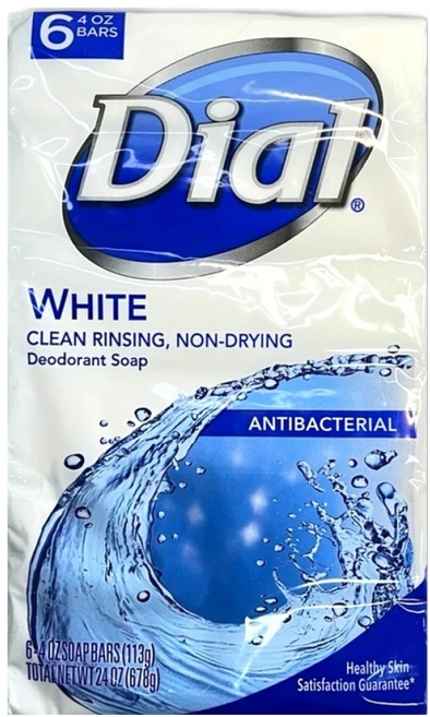 다이알 화이트 비누, 113g, 6개 - 쿠팡