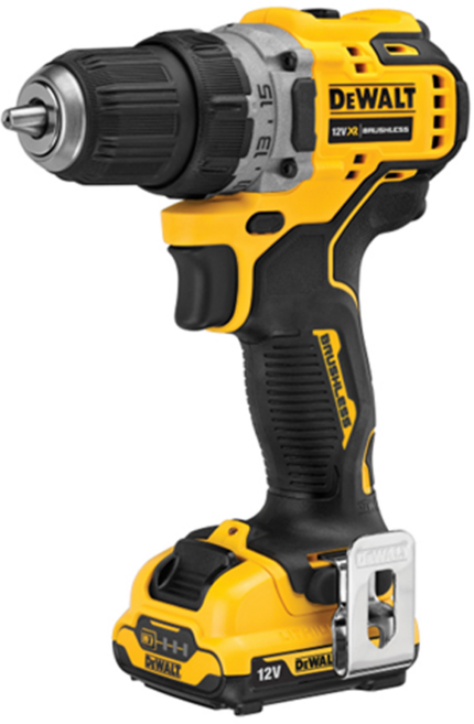 DEWALT 得偉 無刷式調扭電鑽 3.0Ah雙電 12V DCD701L2, 1個