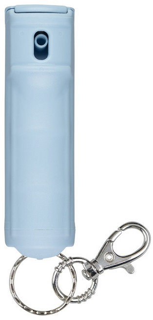SABRE 沙豹 專業防身膠狀噴劑/防誤觸掀蓋鑰匙圈型 牛仔藍, 1個