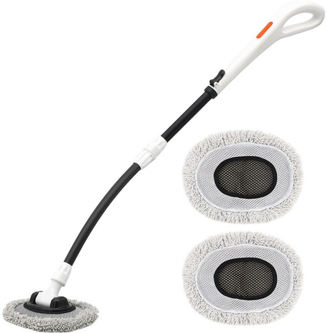 에이스피드 자동차 세차밀대 브러쉬 JB타입 + 추가걸레 2p 세트, 1세트