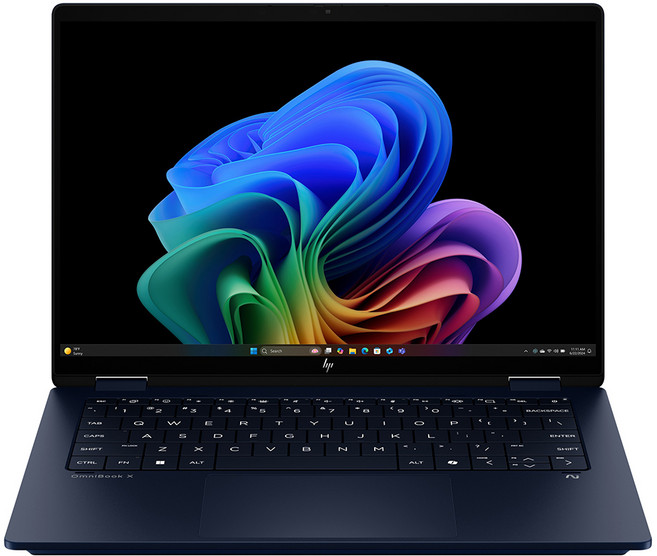 HP 2025 옴니북 X FLIP 14 코어Ultra7, atmospheric blue, 512GB, 32GB, WIN11 Home, 14-FM0091TU