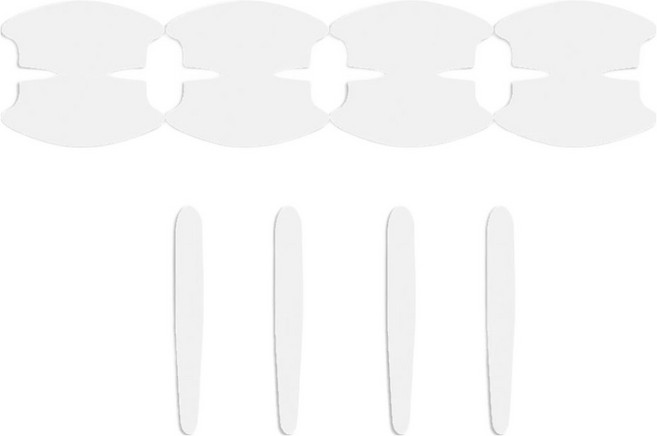 808 차량용 문 손잡이 PPF 스크래치 기스 방지 필름, 투명, 8개