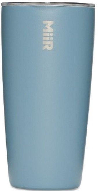MiiR 베큠 인슐레이티드 텀블러 슬라이드 뚜껑, 라이트 블루, 473ml, 1개