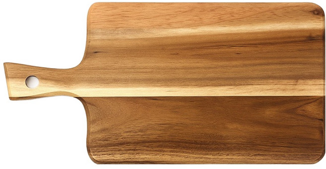 퀸스리빙 아카시아 원목 서빙보드, 1개