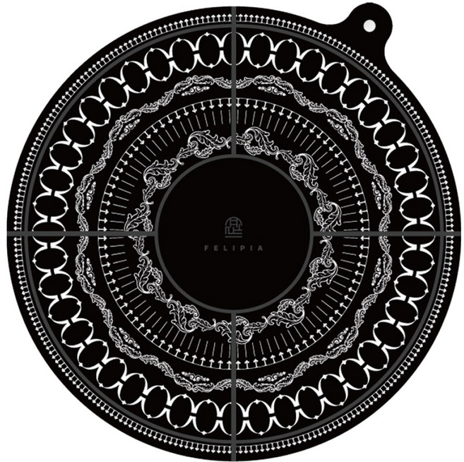 페리피아 누보 실리콘 인덕션 보호매트 FREE(지름 22cm), 블랙, 1개