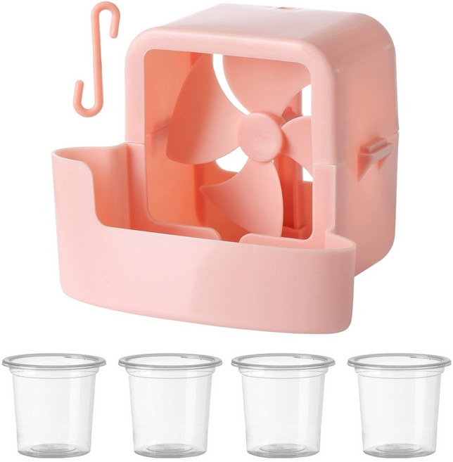 스카위즈 무타공 냉풍기 세트 핑크 2호