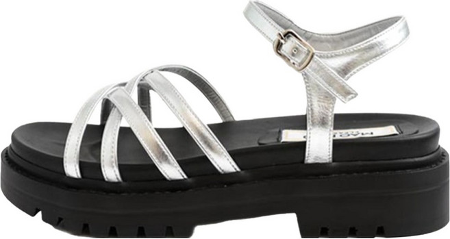 마크모크 여성용 쥬드 크로스 스트랩 샌들 5cm