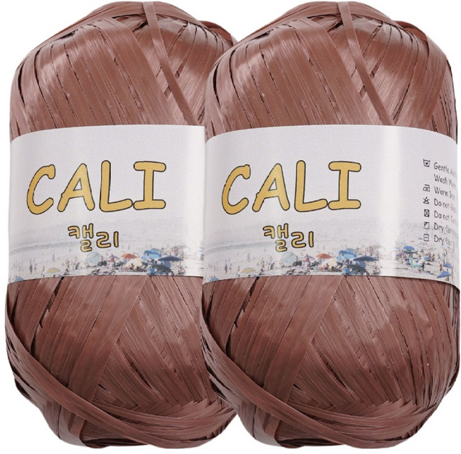 청송뜨개실 캘리 뜨개실, 다크브릭, 2개