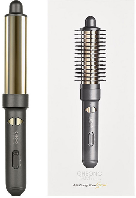 청담스타일 멀티 체인지 웨이브 아이롱, 티탄골드, wb-ro36