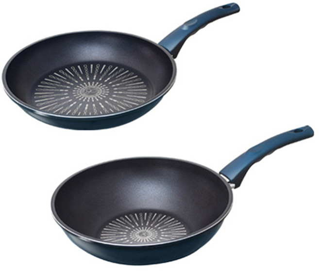키친아트 인덕션 까사 티타늄 프라이팬 세트 2개, 혼합색상, 후라이팬 30cm + 궁중팬 30cm, 1세트