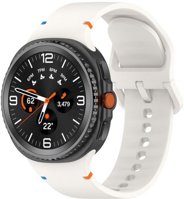 누아트 갤럭시워치 호환 실리콘 스포츠 스트랩 밴드, 스타라이트, 1개