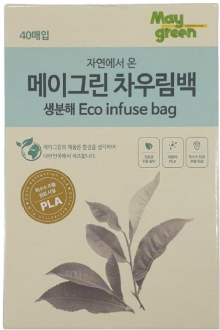 Maygreen 차우림백, 1개, 40개입