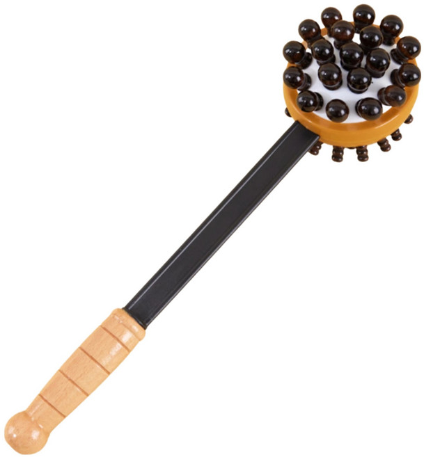 핀숲 팡팡 전신 지압 마사지봉, 우드, 1개