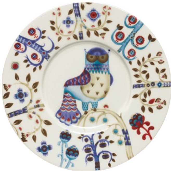 IITTALA 陶瓷 Taika 茶碟, 白色, 1個