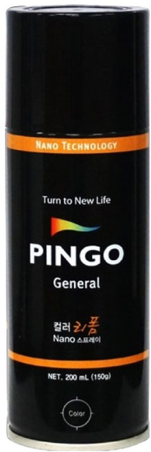 핑고 제너럴 스프레이, 블랙, 200ml, 1개