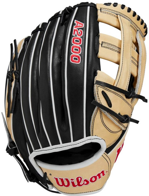 윌슨 A2000 1750 외야 글러브 좌투용 WBW101394125, 블랙, 1개