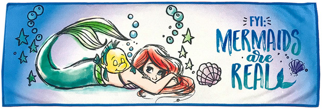 LIFE 來福牌 涼感巾, 晚安美人魚, 1條