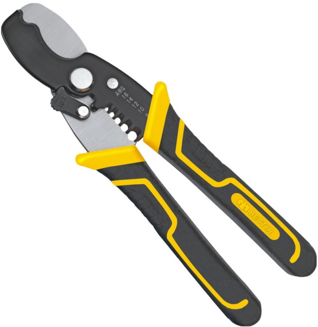 BESTIR 다기능 케이블커터 AWG 8-16, 1개, BST-13104A