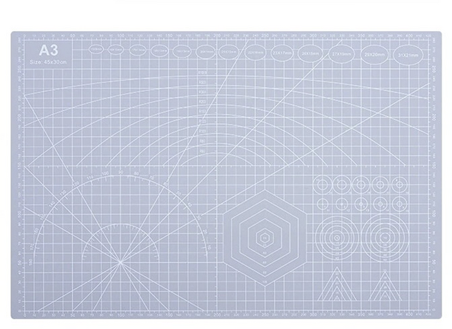 바롬몰 3mm 커팅 매트, 그레이