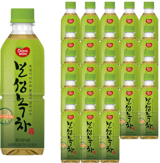 동원보성녹차, 350ml, 24개