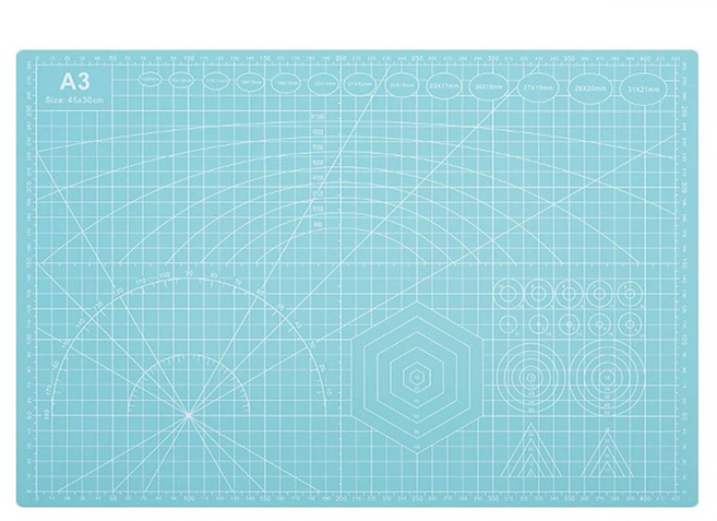 바롬몰 3mm 커팅 매트, 민트