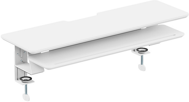 카멜마운트 클램프형 모니터 받침대 MRS1W, 1개, 화이트