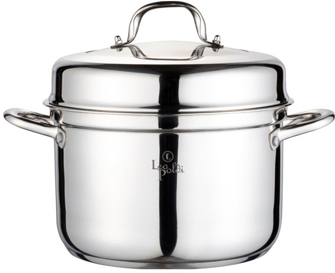 레오폴디 인덕션 디베르소 스텐 찜곰솥, 26cm, 1개