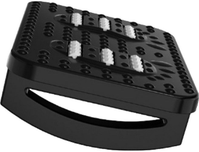 바이비드 지압 발받침대 풋레스트, 블랙