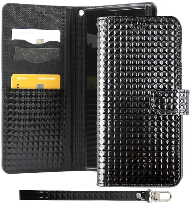 하이디 천연 소가죽 다이어리 휴대폰 케이스